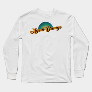 vintage retro Agent Orange Long Sleeve T-Shirt